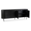 Komód 200 cm fekete színben – BECK