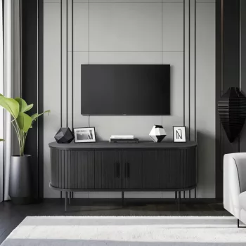TV Cabinet 120 cm Black TRISH