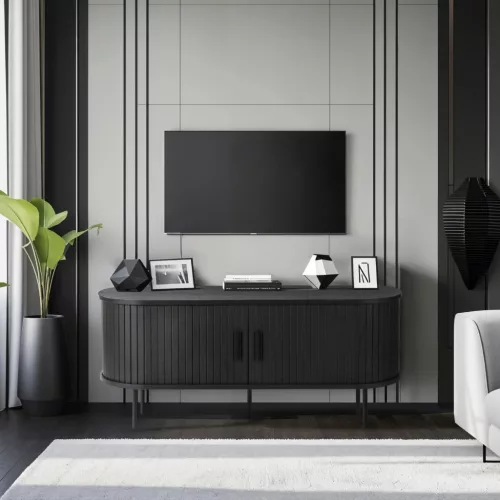 TV Cabinet 120 cm Black TRISH