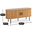 TV Cabinet 120 cm Oak TRISH