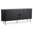 Komód 180 cm fekete színben – TRISH