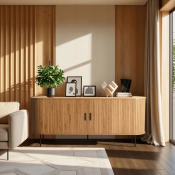 Komód 180 cm tölgy színben – TRISH