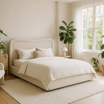 ŁÓŹKO 160x200 HAGA Szare Boucle Z Pojemnikiem