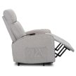 FOTEL COLTON Szary z Funkcją Wstawania