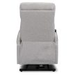 FOTEL COLTON Szary z Funkcją Wstawania
