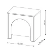ARCO AR06 Bedside Table 1 Door White