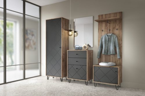 Fali tükör Craft Tobacco színben – BILBAO BL19