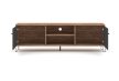 TV szekrény 2 ajtós Craft Tobacco / grafit színkombinációban – BILBAO BL02