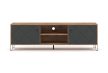 TV szekrény 2 ajtós Craft Tobacco / grafit színkombinációban – BILBAO BL02