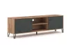 TV Cabinet 2-Door Craft Tobacco/Graphite BILBAO BL02