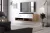 TV Cabinet 100 cm 1-Door Wotan Oak/White Gloss DERBY