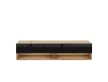 TV Cabinet 140 cm 1-Door Wotan Oak/Black Gloss DERBY