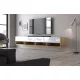 TV Cabinet 200 cm 2-Door Wotan Oak/White Gloss DERBY