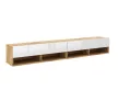 TV Cabinet 200 cm 2-Door Wotan Oak/White Gloss DERBY