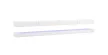 FLY DOUBLE TV Stand White/High Gloss White LED 5W