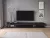 TV Cabinet Black/Black Gloss FLY DOUBLE