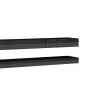 TV Cabinet Black/Black Gloss FLY DOUBLE