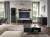 TV Cabinet 2-Door Black/Black Matt FLINN FL02