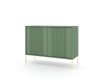 ISEO Komód zöld színben. 104 cm.