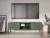 TV Cabinet Smoke Green with Gold Handles ISEO IS01