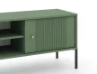 TV Cabinet Smoke Green with Gold Handles ISEO IS01