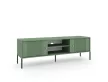 TV Cabinet Smoke Green with Gold Handles ISEO IS01