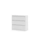 SIMPLE Chest of Drawers 80 cm 3 Drawers White