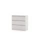 SIMPLE Chest of Drawers 80 cm 3 Drawers Cashmere