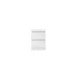 SIMPLE Bedside Table 40 cm 2 Drawers Matte White