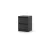 SIMPLE Bedside Table 40 cm 2 Drawers Matte Black