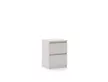 SIMPLE Bedside Table 40 cm 2 Drawers Cashmere