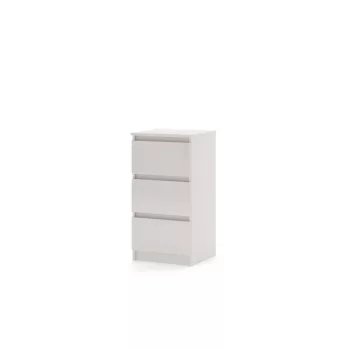 SIMPLE Bedside Table 40 cm 3 Drawers Cashmere