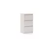 SIMPLE Bedside Table 40 cm 3 Drawers Cashmere