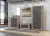 Shoe cabinet LUNA2 1 door old style light matera