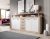 Komód 4 ajtóval és 4 fiókkal Sonoma tölgy / fehér színkombinációban – XXL LUNA