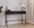 Chest of drawers with 2 drawers in black color with black handles - Maggiore MA07