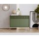 Komód zöld színben. 2 ajtó/2 fiók. MAGGIORE