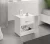 NAKA Bedside Table 1 Drawer White 16 mm