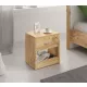 NAKA Bedside Table 1 Drawer Wotan Oak 16 mm