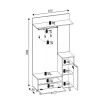 NORDIC C Hallway Furniture Set Evoke Oak / Tablia / White