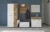SANTO Hallway Furniture Set Wotan Oak / White
