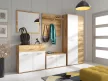 SANTO Hallway Furniture Set Wotan Oak / White