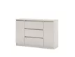SIMPLE Chest of Drawers 120 2 Doors 3 Drawers Cashmere/Cashmere