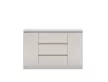 SIMPLE Chest of Drawers 120 2 Doors 3 Drawers Cashmere/Cashmere