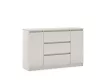 SIMPLE Chest of Drawers 120 2 Doors 3 Drawers Cashmere/Cashmere