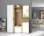 TRIO Hallway Furniture Set Artisan Oak / White with LED Lighting