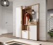 TRIO Hallway Furniture Set Artisan Oak / White with LED Lighting