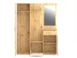 TRIO Hallway Furniture Set Artisan Oak / White with LED Lighting