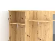 TRIO Hallway Furniture Set Artisan Oak / White with LED Lighting