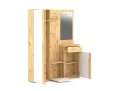 TRIO Hallway Furniture Set Artisan Oak / White with LED Lighting